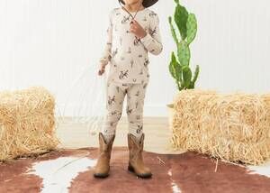 NEW KYTE BABY kids long sleeve pajamas set in classic cowboy